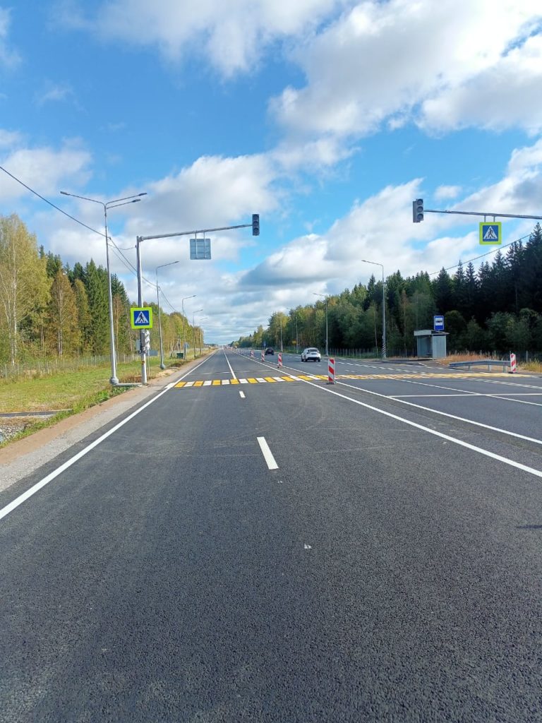 Нанесение горизонтальной нелинейной разметки термопластиком 3
